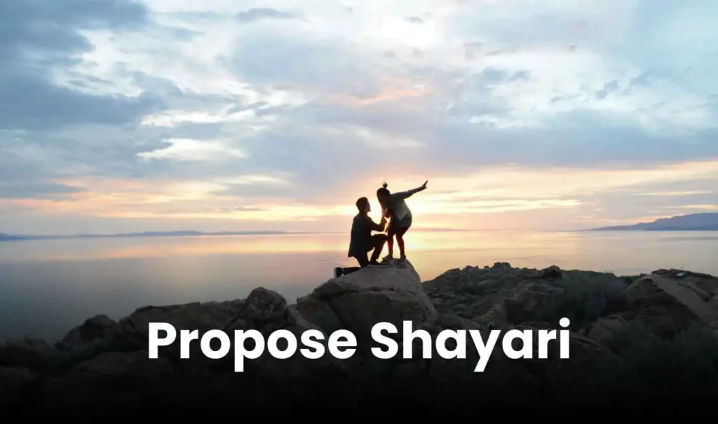 propose shayari